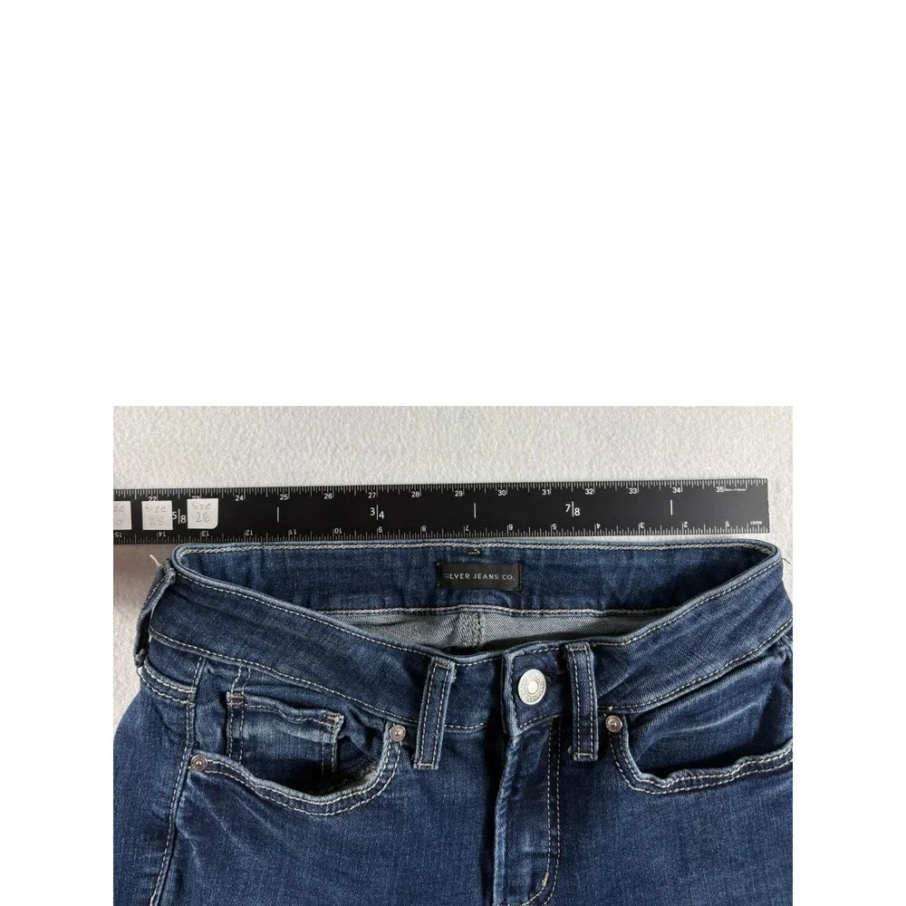 Silver‎ Co. Suki Slim Bootcut Jeans Womens 26x33 Blue Denim Mid Rise Curvy Fit